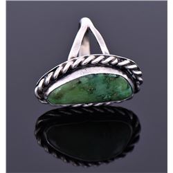 Native American Southwest Green Turquoise Ring