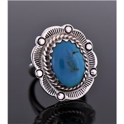 Native American South West Blue Turquoise Sterling