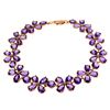 Genuine 20.7 ctw Amethyst Bracelet Jewelry 14KT Rose Gold - REF-142N9R