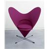 Image 1 : VERNER PANTON "HEART" CONE CHAIR, MODEL NO...