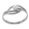 Genuine 0.15 ctw Diamond Anniversary Ring Jewelry 14KT White Gold - REF-42M2T