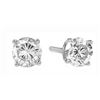 Genuine 0.50 ctw Diamond Anniversary Earrings Jewelry 14KT White Gold - REF-100X2M