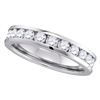 1 CTW Diamond 4.5mm Wedding Ring 14KT White Gold - REF-134X9Y