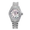 Rolex Pre-owned 26mm Womens Custom Pink MOP Stainless Steel - REF-490N4H