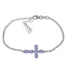 Genuine 1.70 ctw Tanzanite Bracelet Jewelry 14KT White Gold - REF-70Y6F