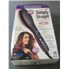 Image 1 : New Simply Straight Ceramic Straightening Hair Brush