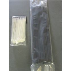 New Heavy Duty 14" Cable/Zip Ties 100 pc & Pack of 6in / 100pc