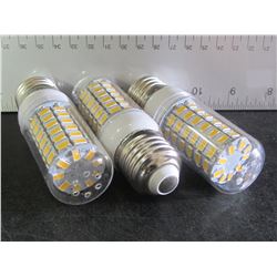 3 New 69 LED Cobb Lightbulb / warm white for living room or bedroom