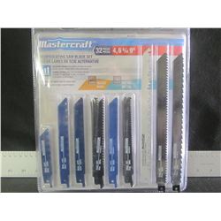 New MasterCraft 32 piece Recip/Sawzall Blades / 4-6-&9"