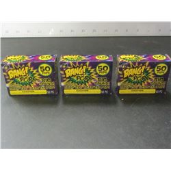 Bang Pops / 3 packs of 50 each / throw em drop em BIG bang