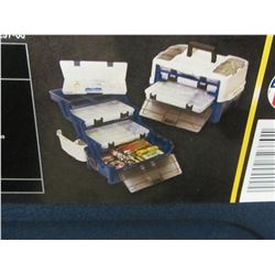 New Plano Stowaway Box / Tons of storage / top left side missing cover