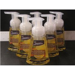 6 New Antibacterial Foaming Hand Soap with Pump / 7.5floz each/Lemon