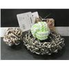 Image 1 : Braided Rope Dog Toy's / 2 Balls and 1 Hoop
