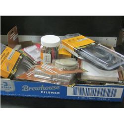 Very Large Flat of Hardware / bungies / Cable / felt sliders etc./big value