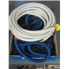 Image 1 : Flat with 2 Hoses / white Hose is a 25 foot RV Hose