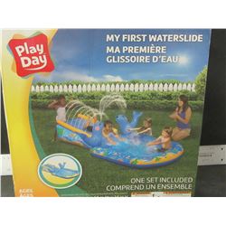 New My First Waterslide / ages 2+ / 98" long x 56 wide x 24" high