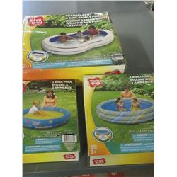 3 different size Pools / 48" - 62" and 100 inch