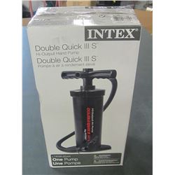 New Intex Double quick Hi Output Hand Pump