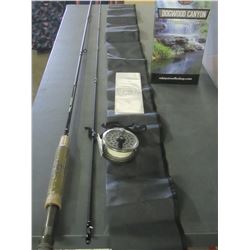 New White River Fly Rod & Reel Combo / Dogwood Canyon Rod 2 pc 9 ft