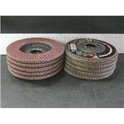 New lot of 10 Metal Flap Grinding Disks 4-1/2 inch
