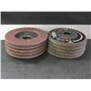 Image 1 : New lot of 10 Metal Flap Grinding Disks 4-1/2 inch