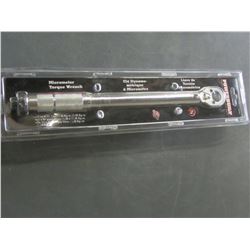 New PowerBuilt Tourque Wrench / 10 - 80 ft lbs / 3/8 drive