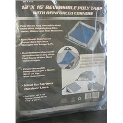 New 12 ft x 16 ft Reversable Tarp