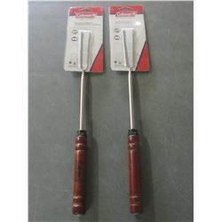 set of 2 New Coleman Telescoping Rotisserie Hot dog Forks