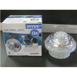 New LED Intex Pool Light / no external power needed has hydroelectric power