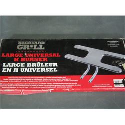 New Large Universal H Burner / Stainless steel