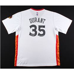 Kevin Durant Signed LE Warriors Chinese New Years Adidas Jersey Inscribed "Dub Nation" (Panini COA)