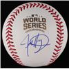Image 1 : Jed Hoyer Signed World Series Baseball (JSA COA)