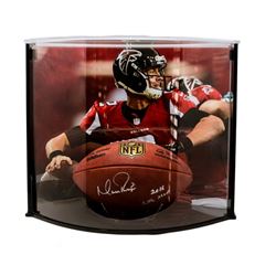 Matt Ryan Signed Official NFL Game Ball Inscribed "2016 NFL MVP" with Curve Display Case (Fanatics)