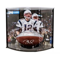 Tom Brady Signed LE Super Bowl 51 "The Duke" NFL Official Game Ball with Curve Display Case (Steiner