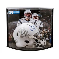 Tom Brady Signed LE Super Bowl 51 Custom Matte White ICE Authentic Proline Speed Helmet Inscribed "S