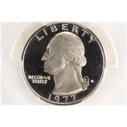 1977-S WASHINGTON QUARTER PCGS PR69 DCAM