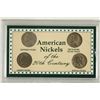 Image 1 : AMERICAN NICKELS OF THE 20TH CENTURY SET