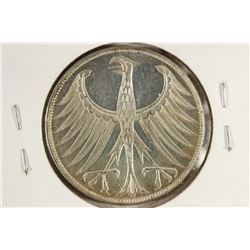 1971-G GERMANY SILVER 5 MARKS