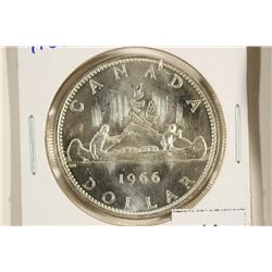 1966 CANADA SILVER DOLLAR UNC
