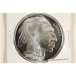 1 TROY OZ .999 FINE SILVER PROOF ROUND INDIAN /