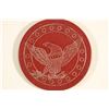 Image 1 : VINTAGE POKER CHIP LIGHT MAROON / WHITE ENGRAVED
