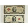 Image 1 : 1928-D & 1953 $2 US NOTES RED SEALS