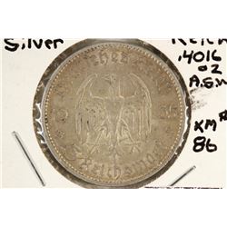 1935-A GERMAN SILVER 5 MARK