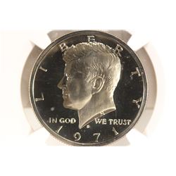1971-S KENNEDY HALF DOLLAR NGC PF68