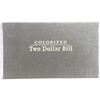 Image 3 : COLORIZED $2 BILL