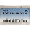 Image 3 : 1999-S LINCOLN CENT PCGS PR69RD DCAM