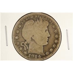 1914-S BARBER HALF DOLLAR