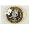 Image 2 : CASINO $10 SILVER TOKEN (UNC) 1996 MYSTIC LAKE