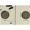 Image 1 : 1865 & 1867 THREE CENT PIECE (NICKEL) BOTH WITH