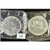 Image 1 : 2-1965 CANADA SILVER DOLLARS UNC
